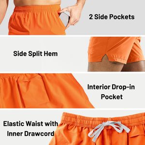 Shorts de jogging décontractés pour hommes, tendance, légers, en coton, coupe ample, à la mode, pour l'extérieur, les voyages et le quotidien - Product Image 4