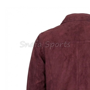 Casual Leather Jacket Men Custom logo Designer Blank Pure Plus Size Men's Jackets For Sale In wholesale Low Price - Product Image 6