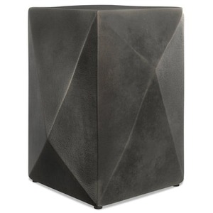 Polished Edge Modern Coffee <b>Table</b> Minimalist Design Handmade Living Room Furniture Geometric Shape Dark Gray Finish - Product Image 5