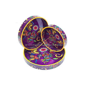 Bandeja de madera de tendencia superior con cajones en diseños y tamaños de impresiones personalizados para festivales y regalos para exportar desde la India - Product Image 3