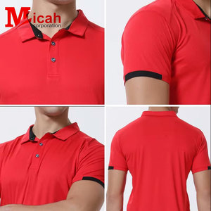 Chemise en toile à manches courtes à séchage rapide avec impression personnalisée, anti-plis, respirante et rafraîchissante pour les sports de plein air et le fitness - Product Image 3