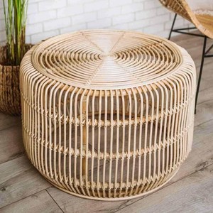 Mesa de centro de madera maciza hecha a mano en Vietnam, mesas de ratán sostenibles a precio económico en venta - Product Image 6