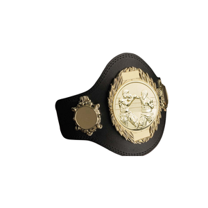 Ceinture de champion de boxe en or, cuir de haute qualité avec détails dorés, souvenir de champion de boxe - Product Image 1