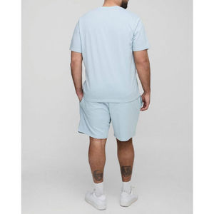 Conjunto de Camiseta y Pantalones Cortos para Hombre a Precio Económico, Cómodo Conjunto de Camiseta y Pantalones Cortos Hechos de Algodón en Pakistán, Conjunto de Camisetas y Pantalones Cortos 2025 - Product Image 2