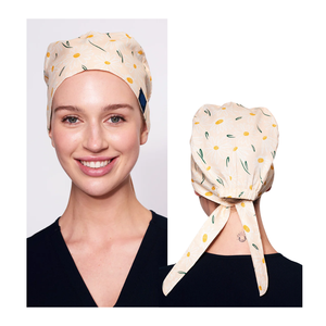 BON PRIX Bonnet d'infirmière Bonnet de dentiste Chapeau de gommage avec bonnets de tête Bonnet de gommage chirurgical en satin Healthcare-FMF uniforme d'usine VN - Product Image 1