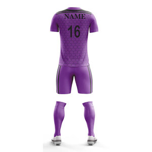 Uniformes de Baloncesto Personalizados para Equipos Juveniles Masculinos, Conjuntos de Rugby para Entrenamiento, Precio Económico, 100% Poliéster, Uniformes de Fútbol de Color Sólido - Product Image 3
