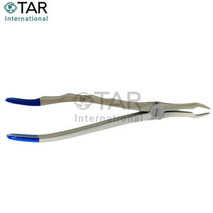 Forceps d'extraction dentaire # Forceps d'extraction radiculaire 845 avec embout en TC à prise dentelée, instruments orthodontiques médicaux - Product Image 4