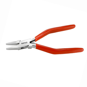 Premium Quality Flat <b>Nose</b> <b>Long</b> Handle Pliers 160mm Jewelry Making Tools Durable Stainless Steel Beading Wire Bending Accessories - Product Image 1