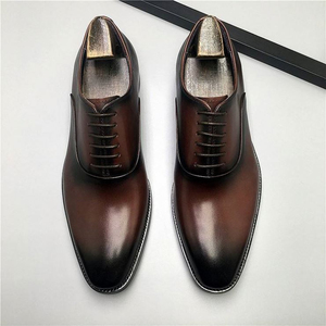 Mocasines Hechos a Mano para Hombre, de Cuero Genuino, para Oficina, Negocios, Uso Diario, Aumentan la Estatura, Calzado Informal para Exteriores, Zapatos Negros - Product Image 4