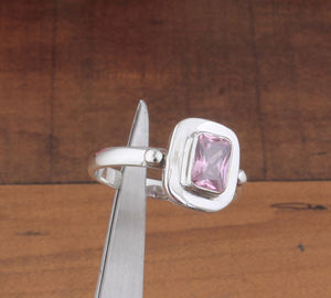 Anillo de Plata de Ley 925 con Diseño Clásico de Turquesa con Puntos, Anillo Apilable con Diseño de Cuentas, Anillo de Boda, Joyería de Moda para Mujer, Venta al por Mayor - Product Image 5