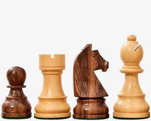 Jeu d'échecs de luxe pour tournoi, style Gambit des Reines, pièces en bois de Sheesham, roi de 3,75 pouces, au meilleur prix - Product Image 5