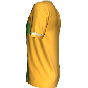 Camiseta de Fútbol con Cuello en V y Gráfico de Olas en el Pecho, Sublimada, Personalizada, de Secado Rápido y Transpirable, Uniforme de Fútbol para Hombre - Product Image 5