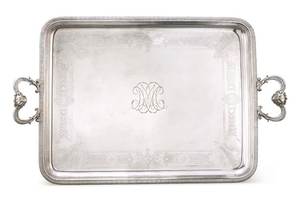 Abstract Pattern Metal Serving <b>Tray</b> Square Shape Durable Designs Decorative <b>Trays</b> High Quality Finish Modern <b>Tray</b> For Restaurant - Product Image 3