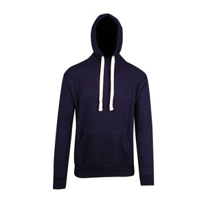 Sweat-shirt à capuche pour homme en molleton épais de qualité supérieure, avec poche avant, coupe classique, pull-over de luxe, couleur bordeaux - Product Image 2
