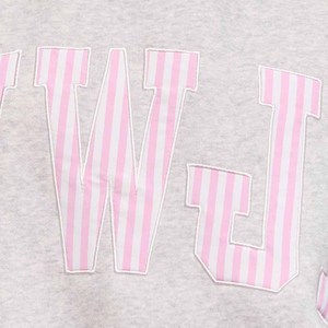 Custom Cotton Fleece <b>Mock</b> <b>Neck</b> Sweatshirt WWJD Crew <b>Neck</b> Chenille Letter Embroidery Tackle Twill College University Pullover - Product Image 5