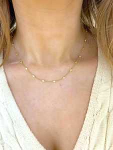 สร้อยคอเพชร14K สีทองล้วนสำหรับปลูกในห้องปฏิบัติการโดย1ct ลานชุดหนามเตย2ct เครื่องประดับทองผู้ผลิต - Product Image 2