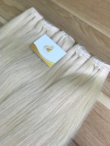 ผมต่อเวียดนามแท้ 100% เกรดพรีเมียม สีดำ/น้ำตาล  ปลายผมหนา  จัดเรียงเกล็ดผม  ความยาว 8''-32'' สำหรับทุกสี - Product Image 4