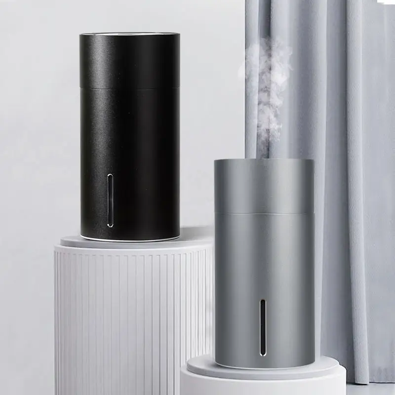 Gratis Sampel Penyebar Aroma Minyak Esensial Mini Penyebar Aroma Logam Profesional Ultrasonik Usb Elektrik untuk Hadiah
