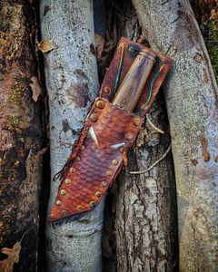 Couteaux en acier Damas forgés à la main, légendaires Vikings, fabriqués selon des procédés traditionnels, manches en bois artistiques, garantie de 3 ans - Product Image 2