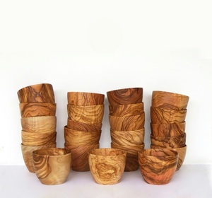 Tazón de Madera de Olivo Hecho a Mano, Ecológico, Moderno y Rústico, Tazón para Aperitivos de 1 kg, Tazón de Madera de Olivo Hecho a Mano, Tazón de Ensalada de Madera Natural - Product Image 2