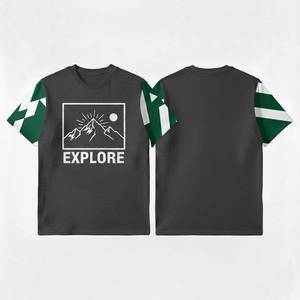 Camiseta Vintage Estampada para Hombre, Manga Corta, Corte Holgado, Diseño Gráfico, Moda Urbana, Tendencia Verano 2026 - Product Image 3