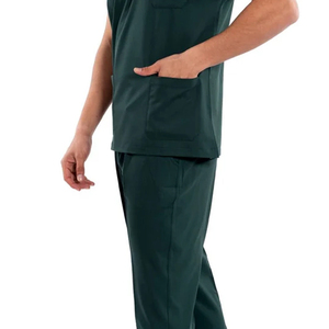 OEM New Design Custom Made Stretchy High Quality Men Wear <b>Scrubs</b> Nursing Surgical Uniforms Sets for Men - Product Image 3