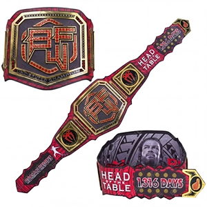 Cinturón de Campeonato Indiscutible de Edición Limitada de Roman Reigns, 1316 Días, Serie Signature, Personalizado, BLAZE FIGHT WEAR - Product Image 1