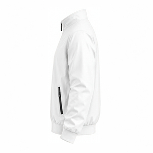 Blouson aviateur vintage pour homme, style intemporel, avec fermeture éclair avant et ourlet côtelé - Product Image 5