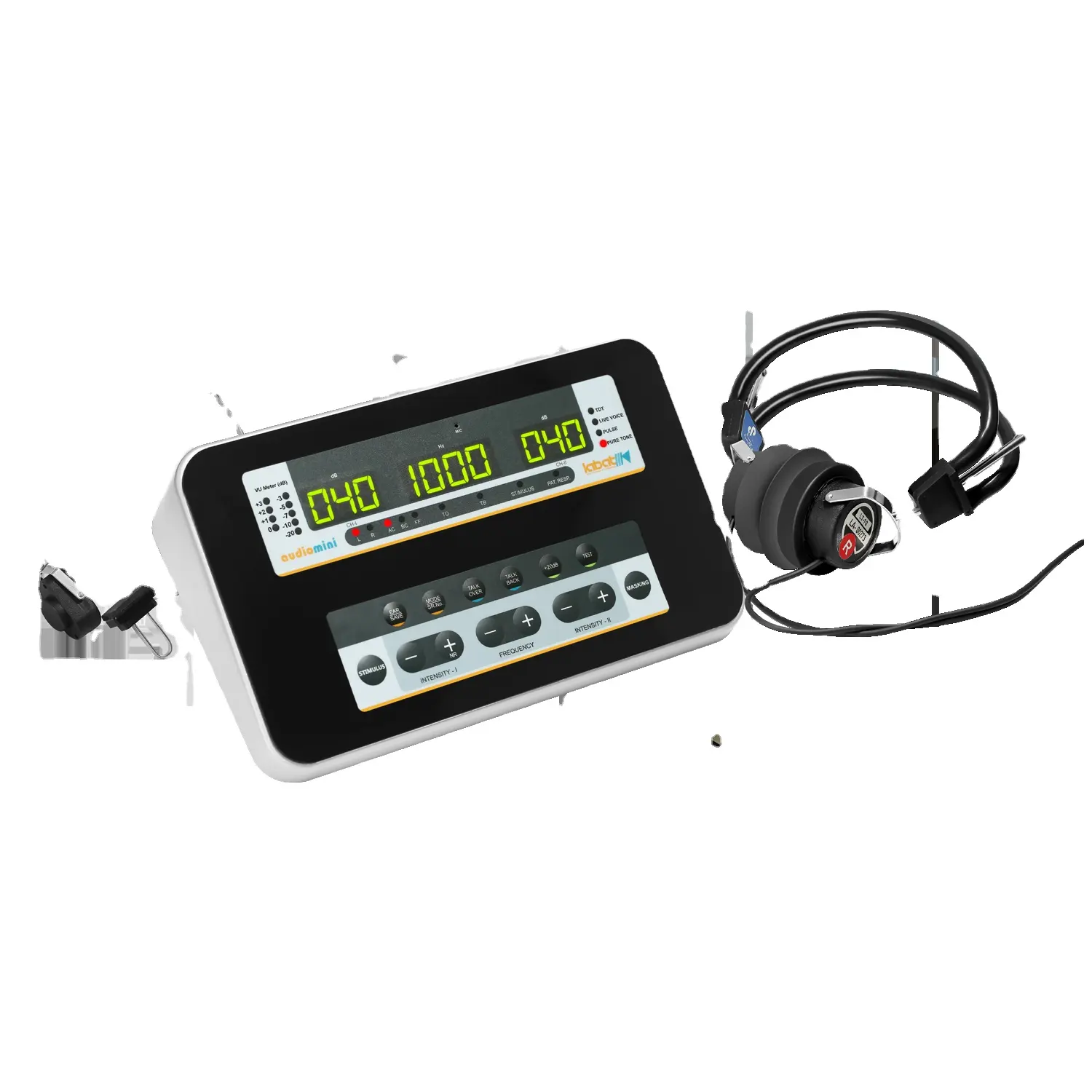 अच्छी कीमत सुनवाई जाँच चिकित्सा डिवाइस audiometer आसान आपरेशन डिजिटल Audiometer 2 चैनलों audiometer
