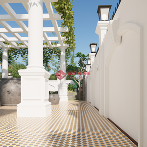 กระเบื้องด้านนอกขนาด190x190มม. สำหรับงานหนักตกแต่งด้วยอิฐเลียนแบบ - Product Image 6