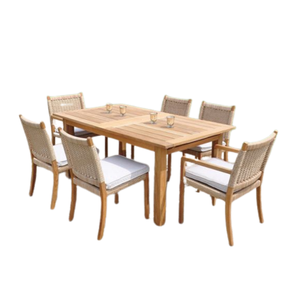 <b>Dining</b> Table <b>Set</b> With <b>6</b> Comfortable <b>Chairs</b> Hot Selling Product For <b>Dining</b> <b>Room</b> Furniture and Restaurant - Product Image 1