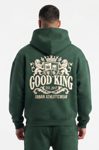 Conjunto Deportivo Personalizado para Hombre, Sudadera con Capucha y Pantalones Jogger 100% Algodón, Ropa Deportiva Urbana de Dos Piezas - Product Image 2