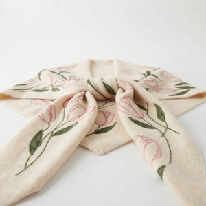 Fashion Knitted Long Shawl Korean <b>Women's</b> Spring and Autumn New Solid Color Joker Polyester Knitted Shawl Wholesale - Product Image 5