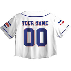 Maillot de baseball personnalisé pour femmes, avec nom, numéro et design de l'équipe, de haute qualité, sublimé - Product Image 2