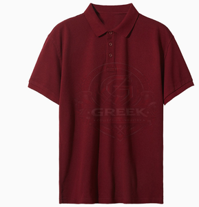 Polo homme élégant et ajusté en tissu mélange de coton doux, avec patte de boutonnage, col côtelé et design moderne - Product Image 6