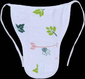 Couches lavables écologiques en coton matelassé respirant avec protection anti-fuites, 3 couches, imprimées, prépliées, réutilisables pour bébés garçons/filles - Product Image 5