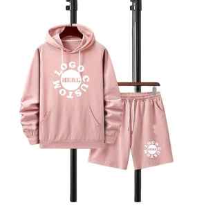 Nouveauté : Ensemble short et sweat-shirt de jogging pour homme, ensemble short et sweat-shirt personnalisé avec logo - Product Image 3