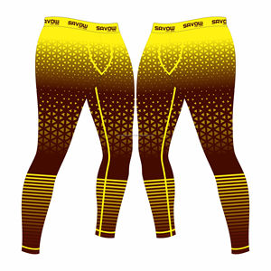 Collants de compression pour hommes, leggings sans couture, séchage rapide, respirants, taille élastique, qualité supérieure, impression de logo personnalisée, légers - Product Image 2