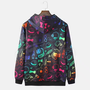 Sudadera con Capucha Sublimada para Hombre, Transpirable y Ecológica, con Logotipo Personalizado y Diseño de Bolsillo, Prenda de Forro Polar Más Vendida - Product Image 2