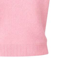 Suéter de Punto sin Mangas para Mujer, Color Rosa Bebé, Personalizado, Suave y Ligero, Cuello Redondo, Informal, Chaleco de Verano, Elegante y Moderno - Product Image 6