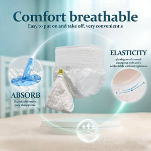 Culottes absorbantes 2 en 1 super pratiques pour adultes avec poche à urine pour incontinence à long terme, couches jetables pour alités - Product Image 4