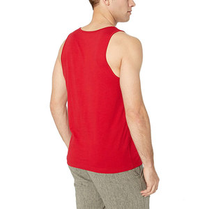 Débardeurs de sport pour hommes OEM, décontractés, d'été, à séchage rapide, respirants, en coton, couleur unie - Product Image 2