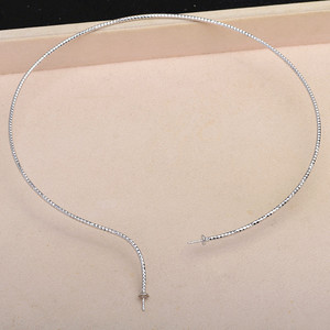 Collier en argent S925 avec double perle latérale en forme de fleur, nouveau collier en perles de style chinois chic avec support en argent 5691 - Product Image 3