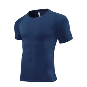 Camiseta de Compresión Deportiva para Hombre, Ropa de Gimnasio, 100% Algodón, Corte Ajustado, Estampada - Product Image 6