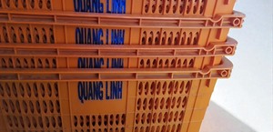 47x71x33cm-<b>Plastic</b> <b>Crate</b> With Metal Handle – 100% VIRGIN <b>PLASTIC</b> Viet Nam Factory <b>Plastic</b> <b>Crate</b> Stackable Food Grade Storage - Product Image 6