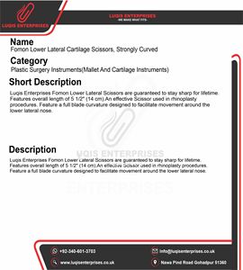 Martillo Óseo Doyen de 20 cm, Sólido, 200 g, 30 mm de Diámetro, Acero Inoxidable, Instrumento Quirúrgico Ortopédico, Reutilizable y Autoclavable - Product Image 5
