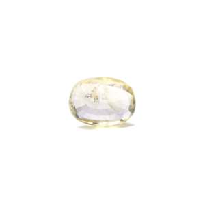 Loose 4.01 Carat Oval Faceted Yellow Sapphire Gemstone for Fine Jewelry - Product Image 2