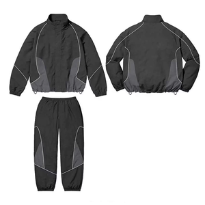 Chándal Deportivo Ligero Personalizado para Correr y Entrenar, de Poliéster, con Capucha y Cremallera para Hombre, Ropa Deportiva Transpirable - Product Image 5