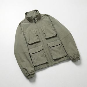 Veste bomber tactique Olive Field |   Veste utilitaire de qualité professionnelle avec grandes poches à rabat |   Fabricant OEM de produits de survie et d'outdoor - Product Image 1