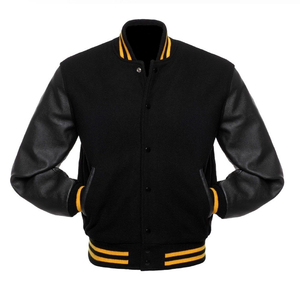 <b>Men's</b> High-Demand Custom Made <b>Varsity</b> <b>Bomber</b> <b>Jacket</b> New Arrival OEM Design for Winter Use - Product Image 5
